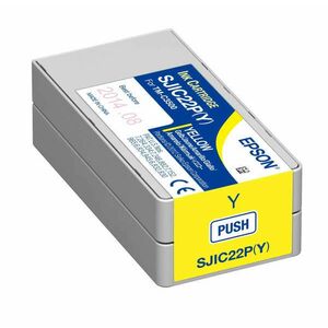 Epson SJIC22P(Y) C3500 Tintapatron Yellow 32, 5ml , C33S020604 kép