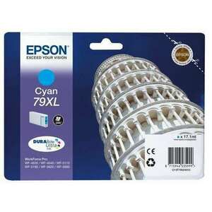 Epson 79XL T7902 Cyan tintapatron eredeti C13T79024010 Pisai ferd... kép