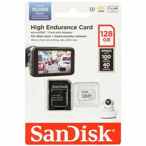 Sandisk 128GB SD micro (SDXC Class 10 UHS-I U3) High Endurance me... kép