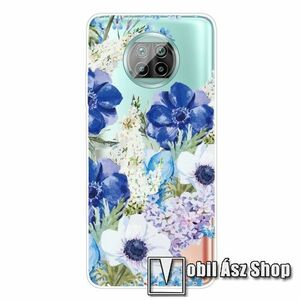 Szilikon védő tok / hátlap - VIRÁG MINTÁS - ÁTLÁTSZÓ - Xiaomi Mi 10T Lite 5G / Redmi Note 9 Pro 5G / Mi 10i 5G kép