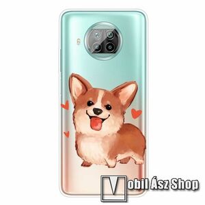 Szilikon védő tok / hátlap - KUTYA MINTÁS - ÁTLÁTSZÓ - Xiaomi Mi 10T Lite 5G / Redmi Note 9 Pro 5G / Mi 10i 5G kép