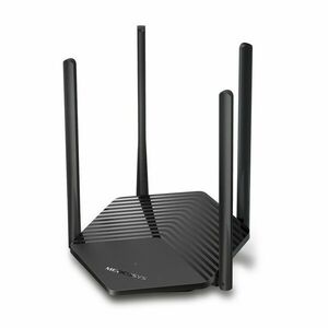 Mercusys MR60X AX1500 két-sávos Wi-Fi 6 Router, Fekete kép