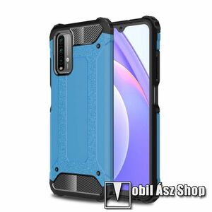 OTT! MAX DEFENDER műanyag védő tok / hátlap - VILÁGOSKÉK - szilikon belső, ERŐS VÉDELEM! - Xiaomi Poco M3 / Redmi 9T / Redmi 9 Power kép