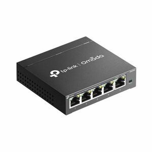 TP-Link Omada ES205G Managed Gigabit Ethernet PoE Fekete hálózati switch kép