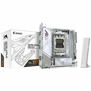 GIGABYTE Alaplap AM5 X870I AORUS PRO ICE AMD X870, mini-ITX kép