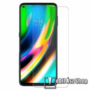 Előlap védő karcálló edzett üveg - 0, 33 mm vékony, 9H, Arc Edge, A képernyő sík részét védi - MOTOROLA Moto G9 Plus kép