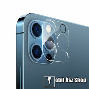 HAT PRINCE kamera lencsevédő karcálló edzett üveg - 1db, törlőkendővel, 2.15D, 9H - APPLE iPhone 12 Pro Max - GYÁRI kép