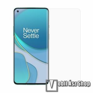 Előlap védő karcálló edzett üveg - 0, 33 mm vékony, 9H, Arc Edge, A képernyő sík részét védi - OnePlus 9 (EU/NA) kép