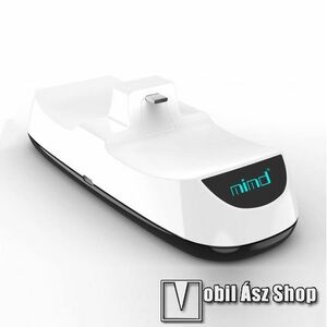 SONY Playstation 5 (PS5) kontrollertöltő állomás / dokkoló - egyszerre 2 kontroller is tölthető vele, csúszásgátló - FEHÉR kép