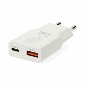 Nedis wcha20wt gyorstöltő usb-a / usb-c töltő, pd3.0, 20w WCHA20WT kép