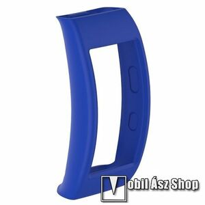 Okosóra szilikon védő tok / keret - VILÁGOSKÉK - SAMSUNG SM-R365 Gear Fit 2 Pro kép