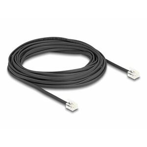 Delock Telefon kábel RJ11 apa - RJ11 apa fekete 5 m kép