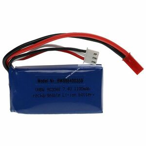 Helyettesítő modell / RC Akku 7.4V, Li-Polymer, 1100mAh, JST-csatlakozó kép