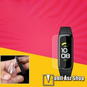 Samsung Galaxy Fit 2, TPU okosóra képernyővédő fólia, 1db, Clear, törlőkendővel kép