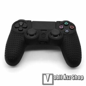 Szilikon védőtok SONY PS4 kontrollerhez - FEKETE kép