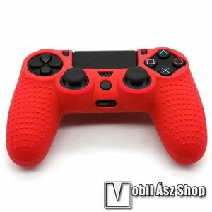 Szilikon védőtok SONY PS4 kontrollerhez - PIROS kép