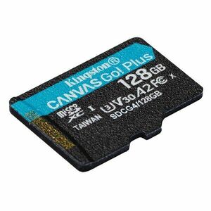 Kingston memóriakártya microsdxc 128gb canvas go plus gen4 200r a... kép