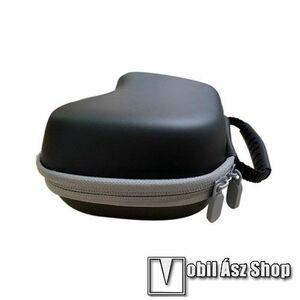 SONY Playstation 5 (PS5) kontrollerhez tároló / hordozható védőtok - belső hálós zseb, cipzár, ERŐS VÉDELEM - FEKETE kép