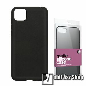 Xpro szilikon védő tok / hátlap - ULTRAVÉKONY! 0.33mm - MATT FEKETE - HUAWEI Y5p / HONOR 9S - GYÁRI kép