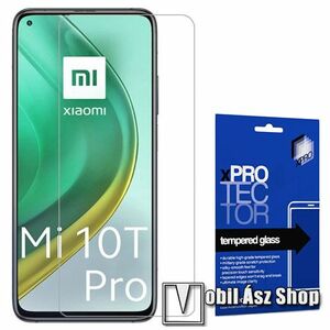 Xpro előlap védő karcálló edzett üveg - 0, 33 mm vékony, 9H, Arc Edge, A képernyő sík részét védi - Xiaomi Mi 10T 5G / Mi 10T Pro 5G / Redmi K30S - GYÁRI kép