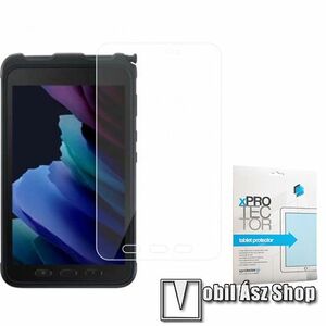 Xpro előlap védő karcálló edzett üveg - 0, 33 mm vékony, 9H, Arc Edge, A képernyő sík részét védi - SAMSUNG Galaxy Tab Active3 (SM-T575) - GYÁRI kép