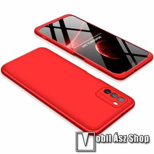 GKK műanyag védő tok / hátlap - PIROS - 360 fokos védelem! - Xiaomi Poco M3 kép