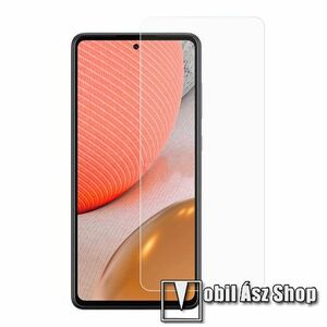 Előlap védő karcálló edzett üveg - 0, 3 mm vékony, 9H, Arc Edge, A képernyő sík részét védi - SAMSUNG Galaxy A72 5G (SM-A726F / SM-A726B/DS) / Galaxy A72 4G (SM-A725F / SM-A725F/DS) kép