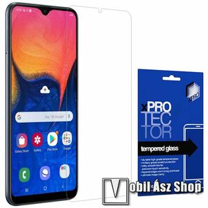 Xpro előlap védő karcálló edzett üveg - 0, 33 mm vékony, 9H, Arc Edge, A képernyő sík részét védi - SAMSUNG SM-A105F Galaxy A10 - GYÁRI kép