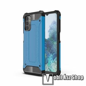 OTT! MAX DEFENDER műanyag védő tok / hátlap - VILÁGOSKÉK - szilikon belső, ERŐS VÉDELEM! - SAMSUNG Galaxy A32 5G (SM-A326B) / Galaxy M32 5G (SM-M326B/DS) kép