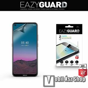 EAZYGUARD képernyővédő fólia - 2 db/csomag (Crystal/Antireflex MATT!) - törlőkendővel, A képernyő sík részét védi - NOKIA 3.4 (2020) / NOKIA 5.4 (2020) - GYÁRI kép