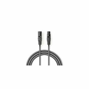 Nedis XLR Audio Kábel - 15m, 3-pin, Szürke - Mikrofon Kábel kép