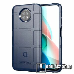 OTT! RUGGED SHIELD szilikon védő tok / hátlap - matt, ERŐS VÉDELEM - SÖTÉTKÉK - Xiaomi Redmi Note 9T 5G / Redmi Note 9 5G kép