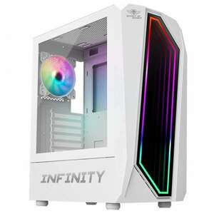 Spirit of Gamer Számítógépház - INFINITY White (fekete, ablakos, ... kép