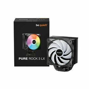 Be Quiet! PURE ROCK 3 LX (AMD: AM4/AM5; Intel: 1851/1700/1200/115... kép