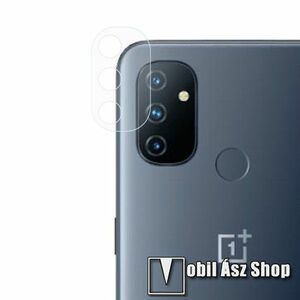 Kamera lencsevédő karcálló edzett üveg - 1db, 9H, 0, 33mm, Arc Edge - OnePlus Nord N100 kép