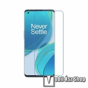 Képernyővédő fólia - Anti-glare - MATT! - 1db, törlőkendővel, A képernyő sík részét védi! - OnePlus 9 (EU/NA) kép