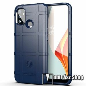 OTT! RUGGED SHIELD szilikon védő tok / hátlap - matt, ERŐS VÉDELEM - SÖTÉTKÉK - OnePlus Nord N100 kép