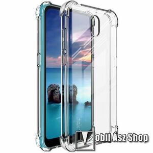 IMAK Silky szilikon védő tok / hátlap - ÁTLÁTSZÓ - ERŐS VÉDELEM! - képernyővédő fóliával! - NOKIA 1.3 (2020) - GYÁRI kép