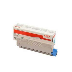 Oki C612 lézertoner eredeti Cyan 6K 46507507 kép