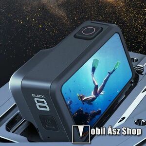 Szilikon védő tok GoPro Hero 8-hoz - SÖTÉTKÉK kép