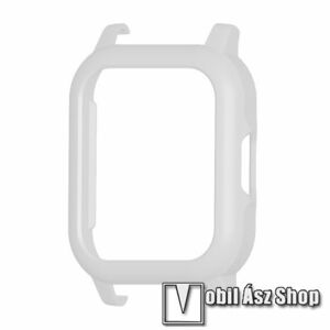 Műanyag védő tok / keret - FEHÉR - Xiaomi Haylou LS02 Pro / Watch 2 Pro kép