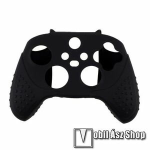 Szilikon védőtok Xbox One kontrollerhez - védi a vezérlőt az ütésektől, karcolásoktól, csúszásgátló - FEKETE kép
