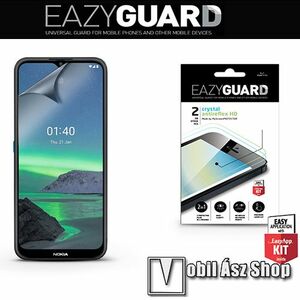 EAZYGUARD képernyővédő fólia - 2 db/csomag (Crystal/Antireflex MATT!) - törlőkendővel, A képernyő sík részét védi - NOKIA 1.4 (2021) - GYÁRI kép