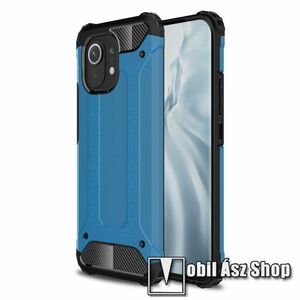 OTT! MAX DEFENDER műanyag védő tok / hátlap - VILÁGOSKÉK - szilikon belső, ERŐS VÉDELEM! - Xiaomi Mi 11 kép