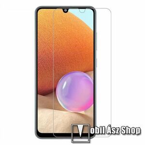 Előlap védő karcálló edzett üveg - 0, 3 mm vékony, 9H, Arc Edge, A képernyő sík részét védi - SAMSUNG Galaxy A32 4G (SM-A325F) kép