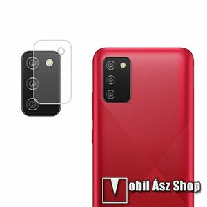 Kamera lencsevédő karcálló edzett üveg - 1db, 9H, 0, 33mm, Arc Edge - SAMSUNG Galaxy A02s (SM-A025F) kép