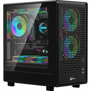 Formula Számítógépház - Air Mesh G2 Black (fekete, ablakos, 3x12c... kép