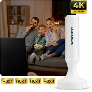 Berdsen BD-956 360 fokos szobaantenna ultra HD 4K fehér a legjobb... kép