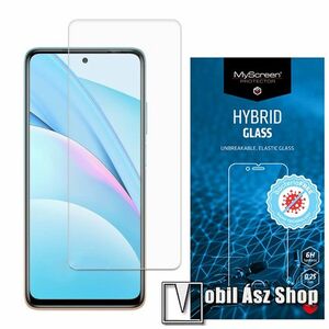 MYSCREEN HYBRIDGLASS BacteriaFREE flexibilis üvegfólia - CRYSTAL - 1db, törlőkendővel, 3H, antibakteriális, A képernyő sík részét védi! - Xiaomi Mi 10T 5G / Mi 10T Pro 5G / Redmi K30S / Mi 10T Lite 5G / Note 9 Pro 5G / Poco X3 / Mi 10i 5G - GYÁRI kép
