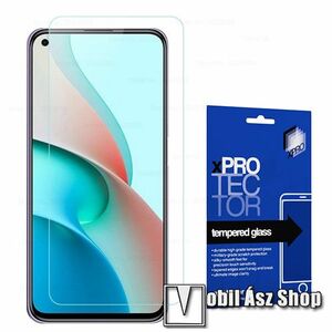 Xpro előlap védő karcálló edzett üveg - 0, 33 mm vékony, 9H, Arc Edge, A képernyő sík részét védi - Xiaomi Redmi Note 9T 5G / Redmi Note 9 5G - GYÁRI kép